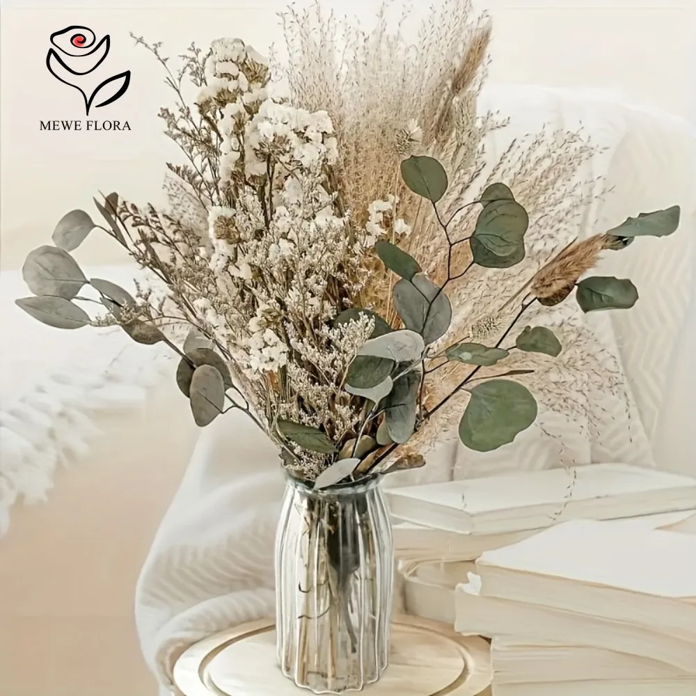 Dried Pampas Bundle - Buket bunga kering alami Modern dekorasi