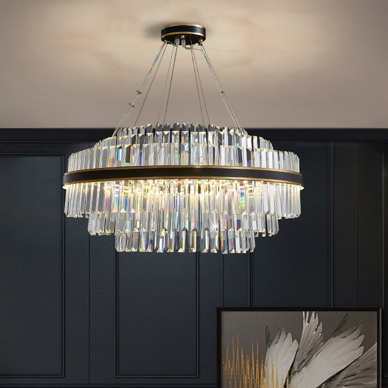 Interior Design Remote - Lampu Gantung Kristal LED Gaya Mewah