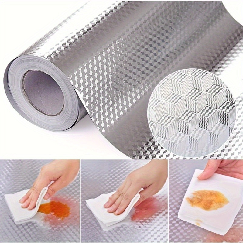Interior Design Kitchen - Stiker Aluminium Foil Dapur YITAPE, Perekat