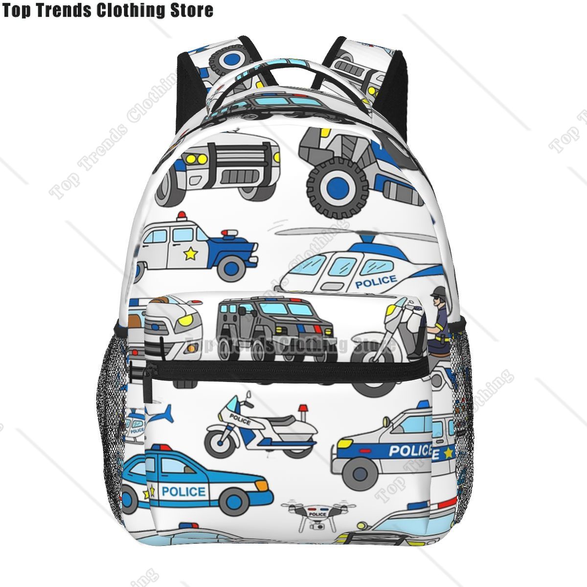 Interior Design Concept - Ransel Desain Mobil Polisi Tas Buku