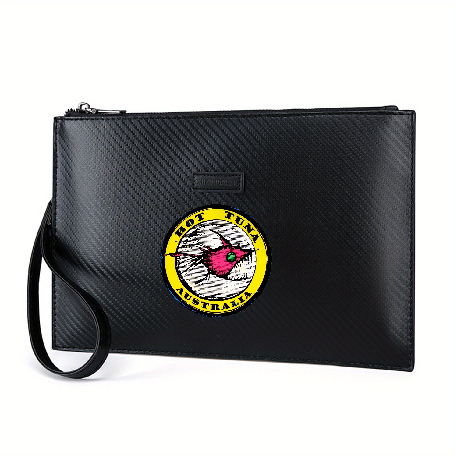 Interior Design Australia - Tas Tangan Pria PU Motif Ikan