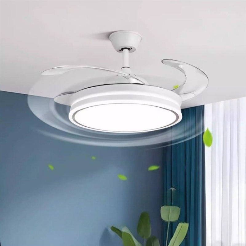 Interior Design Remote - Lampu Kipas Plafon Plastik Gaya Minimalis