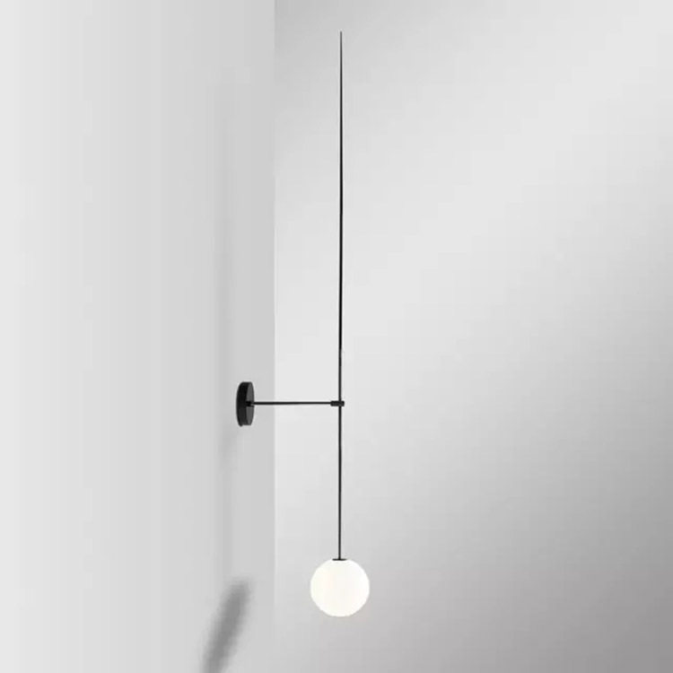 Interior Design Remote - Lampu Dinding Desain Postmodern Tiang Panjang