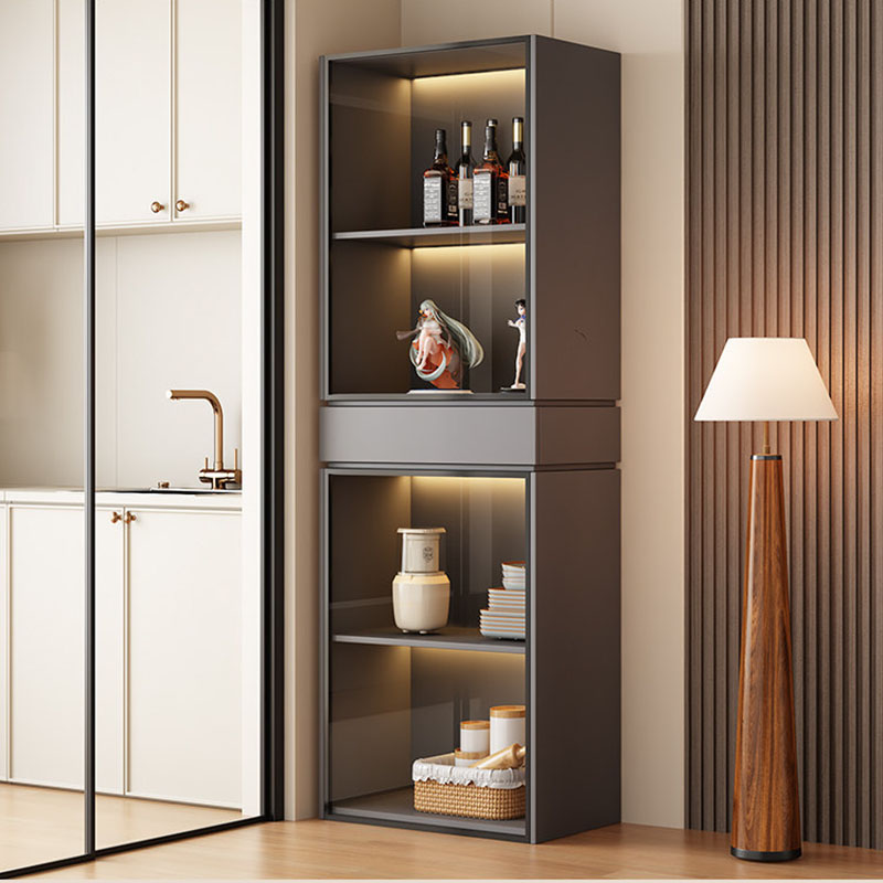 Interior Design Luxury Living Room - Kabinet Mewah Tinggi Desain Ruang Tamu