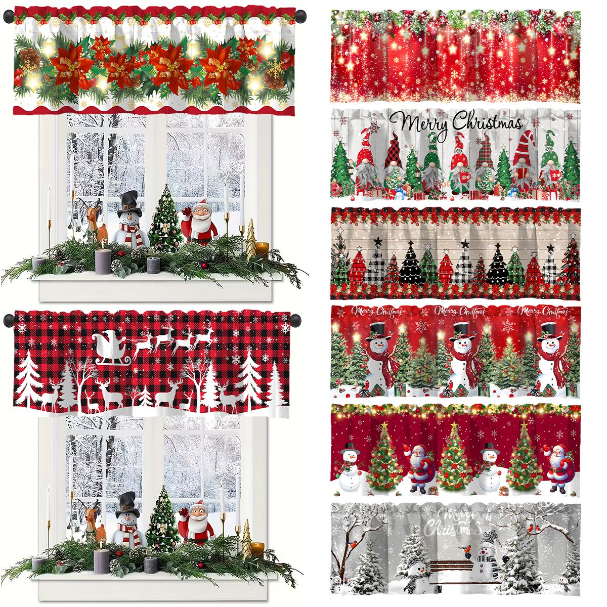 Interior Design Kitchen - Tirai Pendek Natal Dekorasi Selamat Natal