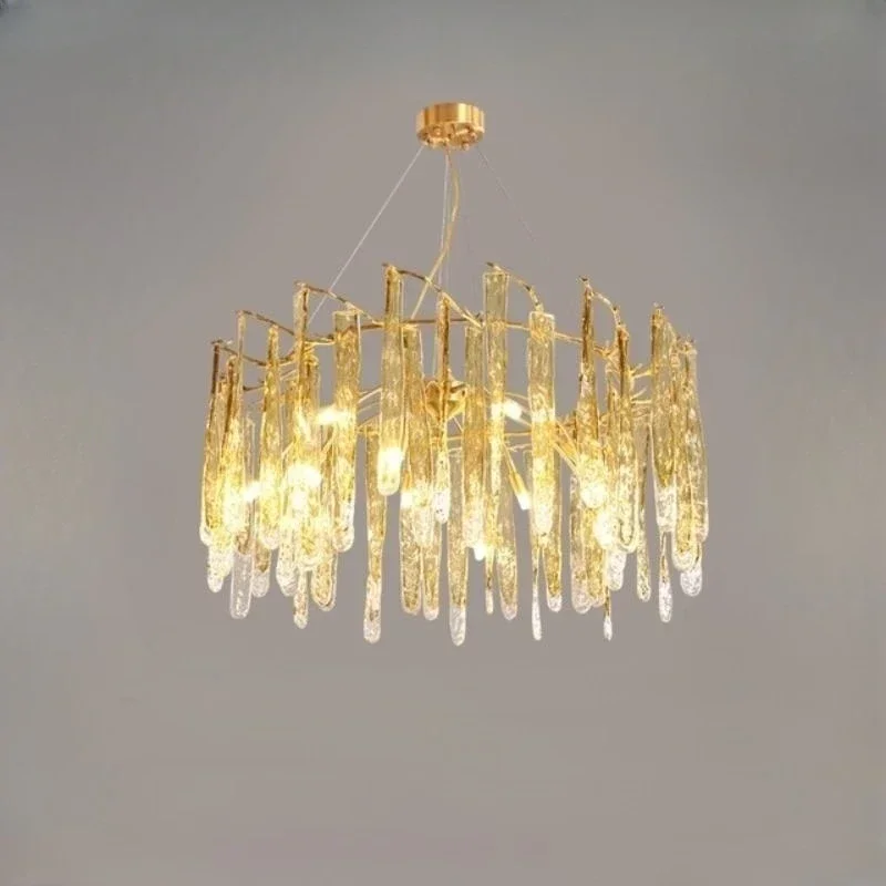 Lampu Langit-langit Kristal Wa - Interior Design Luxury Living Room ulasan dan harga