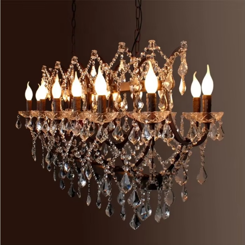 Lampu Kristal Chandelier Gaya  - Interior Design Industrial Style ulasan dan harga