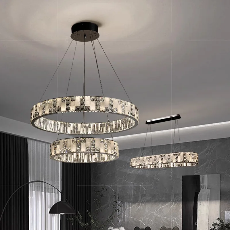 Lampu Gantung Kristal LED Desa - Interior Design Remote ulasan dan harga