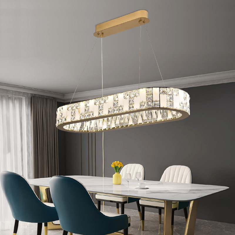 Lampu Gantung Kristal LED Desa - Interior Design Remote ulasan dan harga