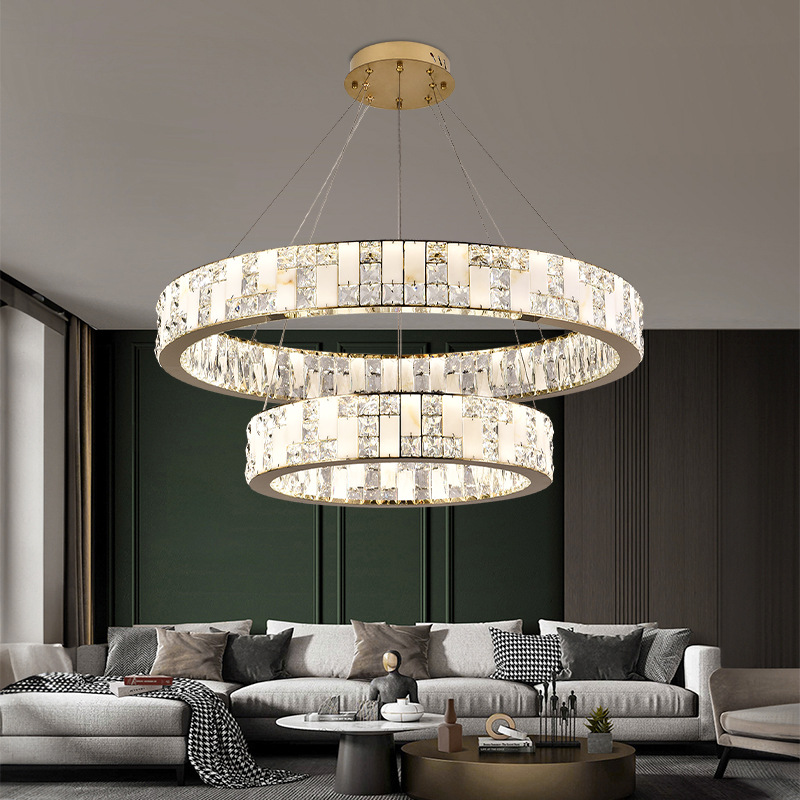 Lampu Gantung Kristal LED Desa - Interior Design Remote ulasan dan harga