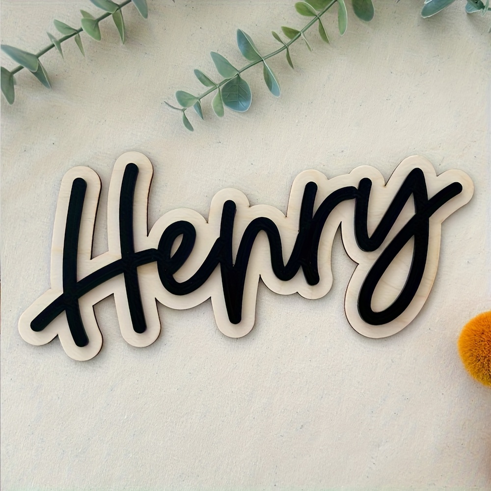 Plakat Nama Kayu Berlapis Gand - Interior Design Names ulasan dan harga