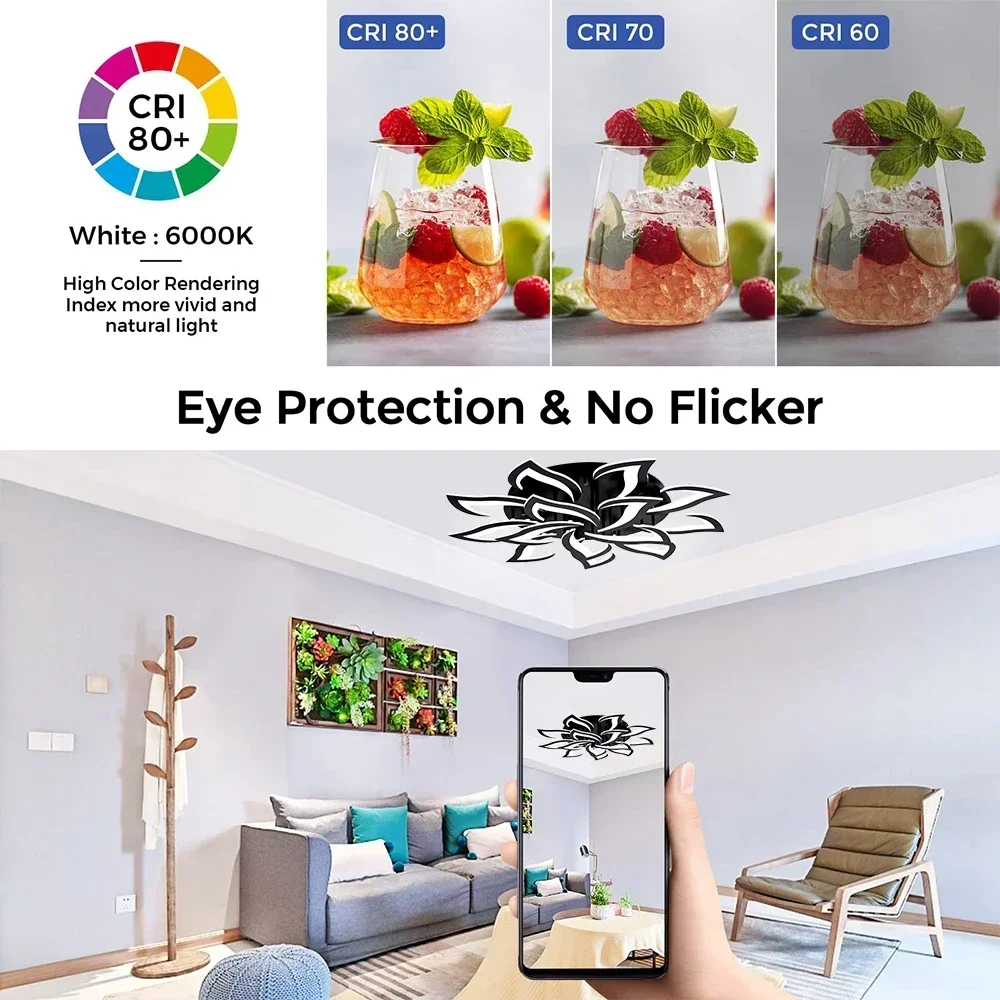 Desainer LED kelopak lampu gan - Interior Design Luxury Living Room ulasan dan harga
