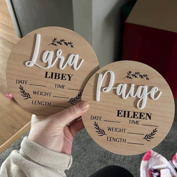 1 Buah Tanda Pengumuman Bayi K - Interior Design Names ulasan dan harga
