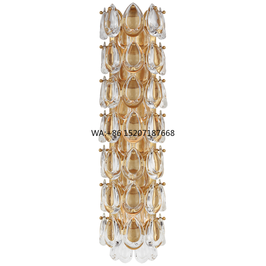 Lampu Dinding Kristal Minimali - Interior Design Luxury Living Room ulasan dan harga