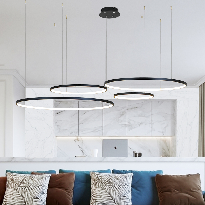 Lampu Gantung LED Modern Nordi - Interior Design Remote ulasan dan harga
