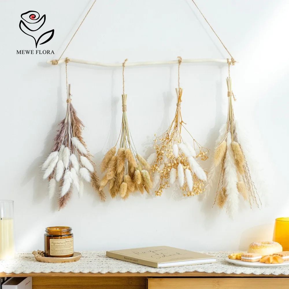 Reed Pampas rumput alami buket - Dried Pampas Bundle ulasan dan harga