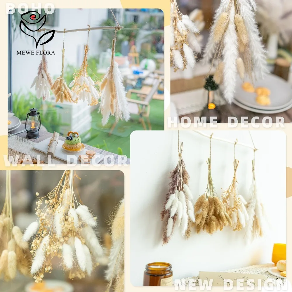 Reed Pampas rumput alami buket - Dried Pampas Bundle ulasan dan harga