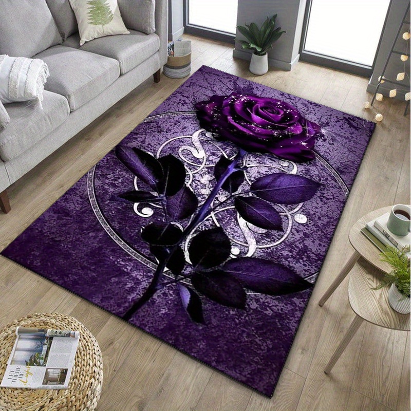 Karpet Daun Ungu untuk Dekoras - Interior Design Luxury Living Room ulasan dan harga