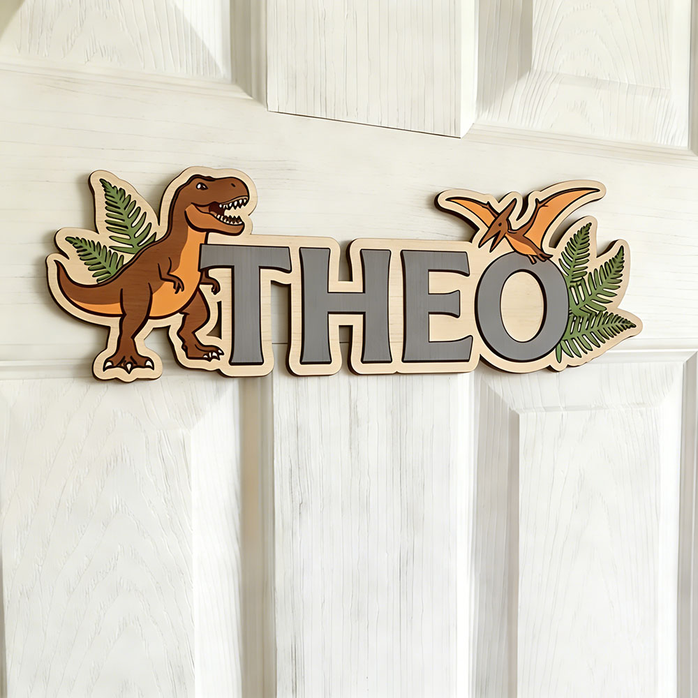 Tanda Nama Dinosaurus yang Dip - Interior Design Names ulasan dan harga