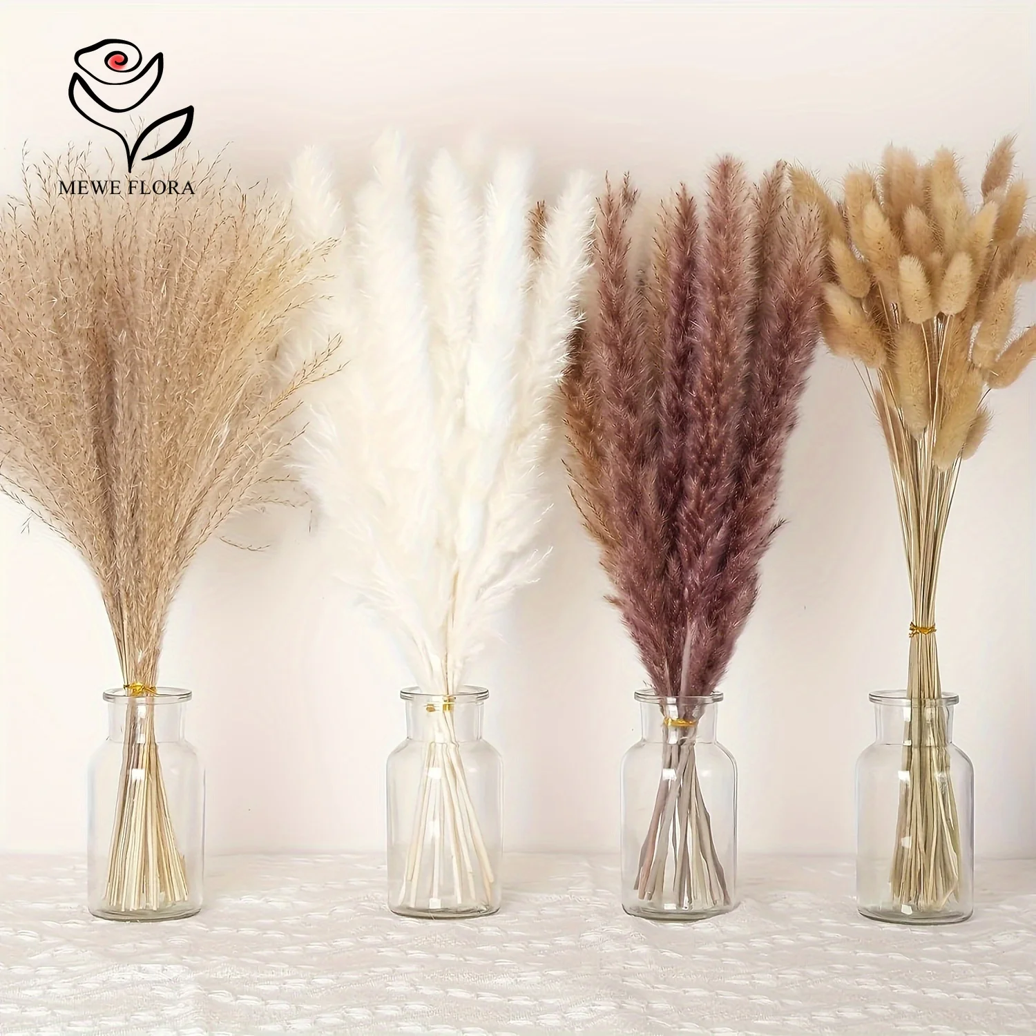 200 buah Pampas ekor kelinci k - Dried Pampas Bundle ulasan dan harga