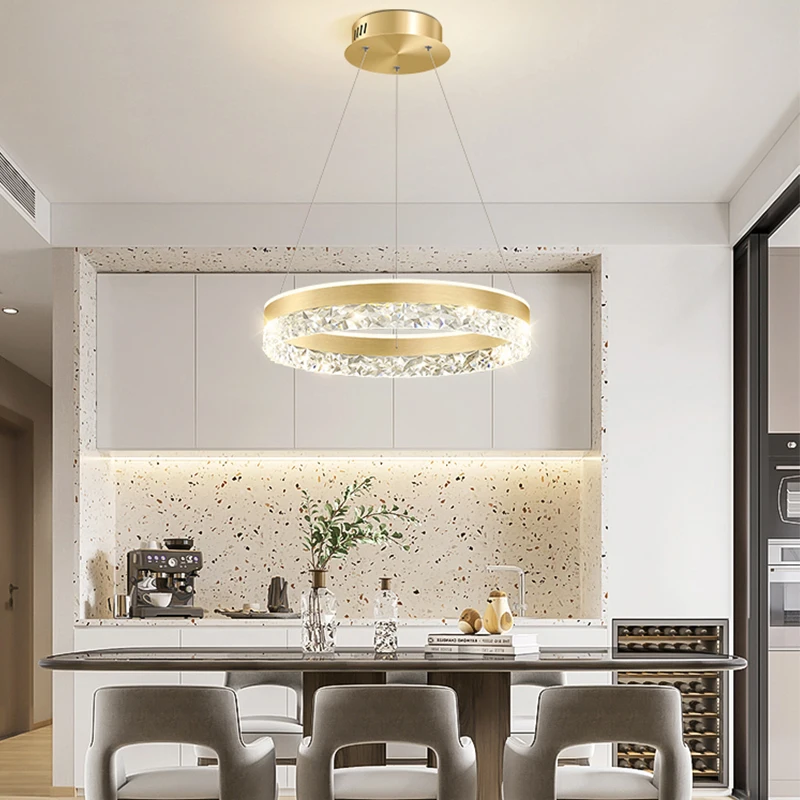 Lampu Gantung LED Kristal Mewa - Interior Design Luxury Living Room ulasan dan harga