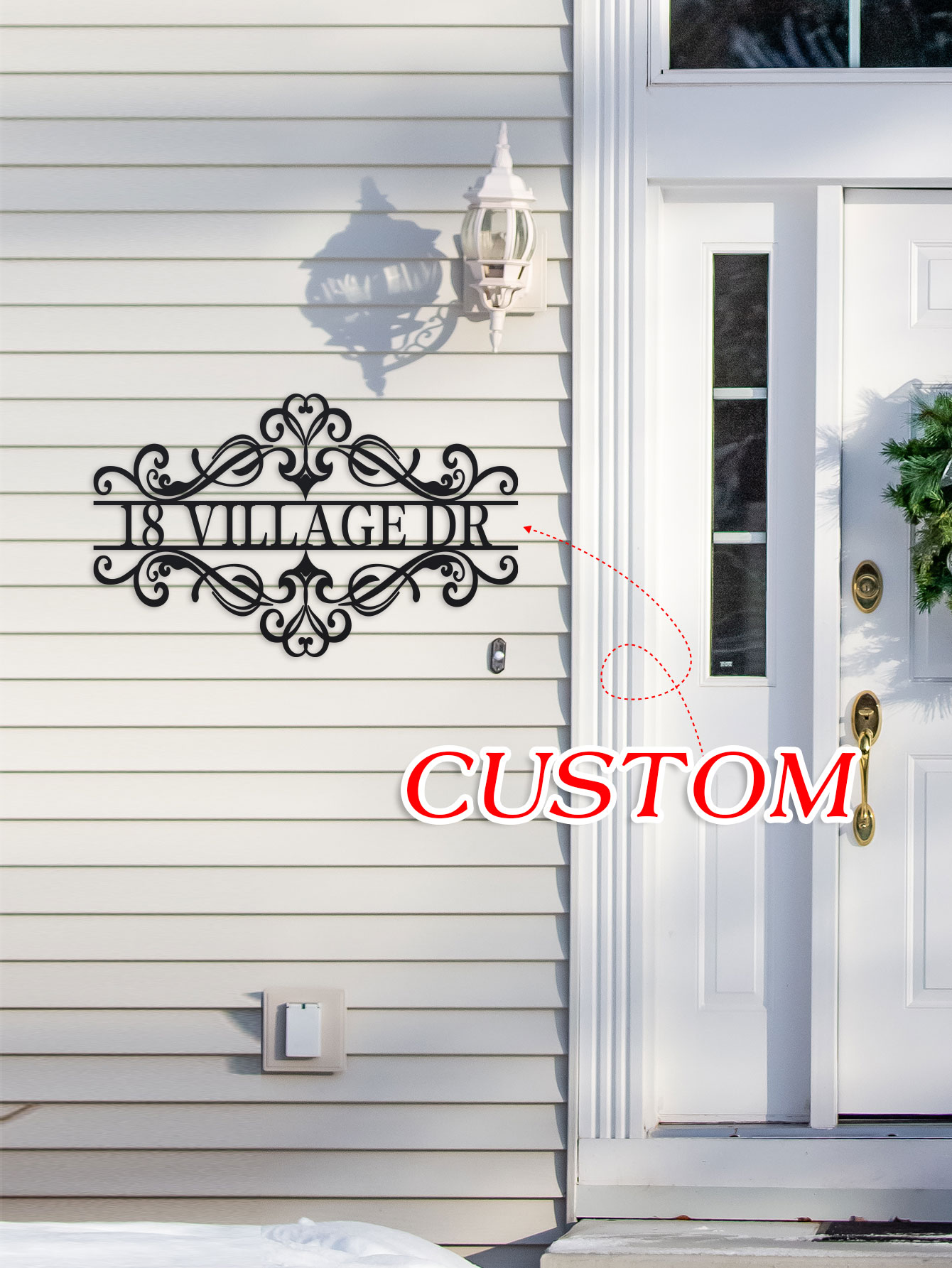 Papan Nama Logam Personal - Pl - Interior Design Names ulasan dan harga