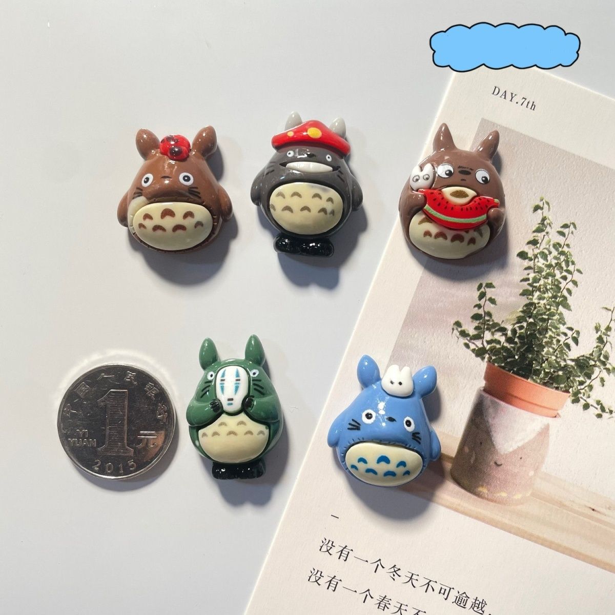 Magnet Kulkas Resin Anime Toto - Interior Design Kitchen ulasan dan harga